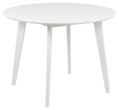 Actona Okrúhly jedálenský stôl Roxby 105 cm biely