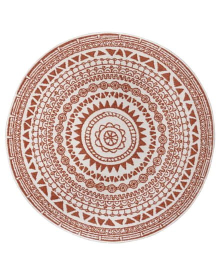NORTHRUGS Kusový koberec Twin Supreme 105427 Coron Cayenne kruh – na von aj na doma