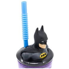 Stor Plastový pohárik Batman / hrnček Batman 3D s brčkem 360 ml