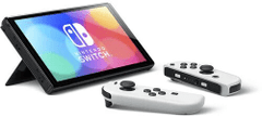 Nintendo Herná konzola Switch, White Joy-Con (OLED)