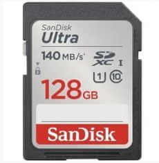 SanDisk Pamäťová karta Ultra 128 GB SDXC 140 MB/s, Class 10, UHS-I