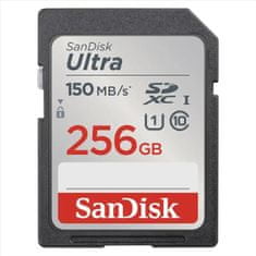 SanDisk Pamäťová karta Ultra 256 GB SDXC 150 MB/s, Class 10, UHS-I