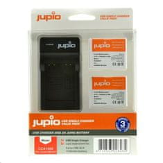 Jupio Set 2xNB-6LH 1100 mAh +Single Charger pre Canon