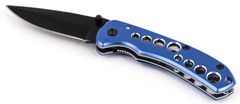 PRO-TECHNIK Nôž montérsky s čepeľou 15 cm, modrá dierovaná hliníková rukoväť