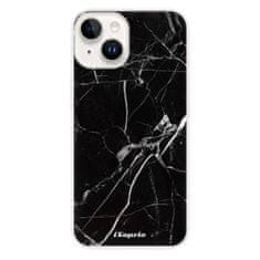 iSaprio Silikónové puzdro - Black Marble 18 pre iPhone 15 Plus