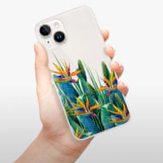 iSaprio Silikónové puzdro - Exotic Flowers pre iPhone 15 Plus