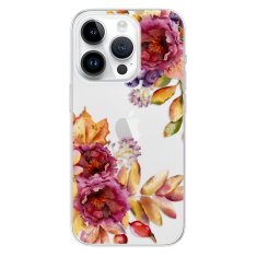 iSaprio Silikónové puzdro - Fall Flowers pre iPhone 15 Pro