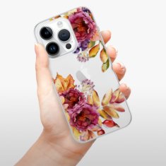 iSaprio Silikónové puzdro - Fall Flowers pre iPhone 15 Pro