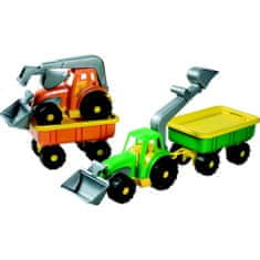 Androni Androni Traktor do piesku s vlečkou