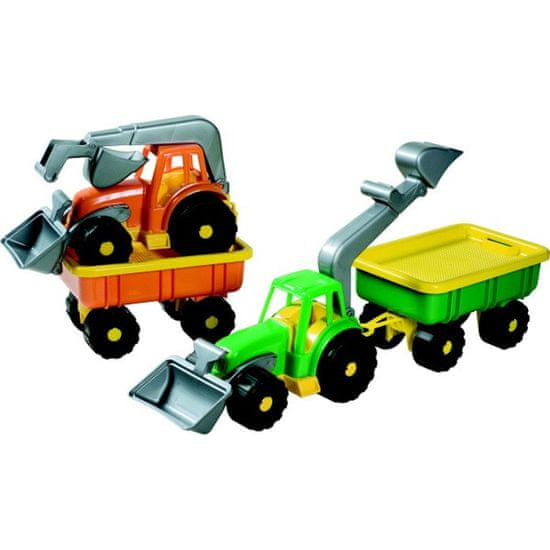 Androni Androni Traktor do piesku s vlečkou