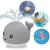 Detská hračka do vane svietiaca veľryba s fontánou | SLOSHY