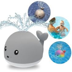 JOJOY® Detská hračka do vane svietiaca veľryba s fontánou | SLOSHY