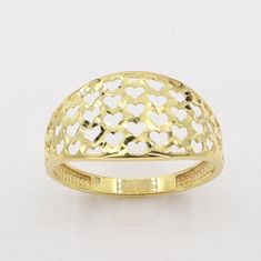 Amiatex Zlatý prsteň 105456 + Nadkolienky Gatta Calzino Strech, 62, 1.6 G