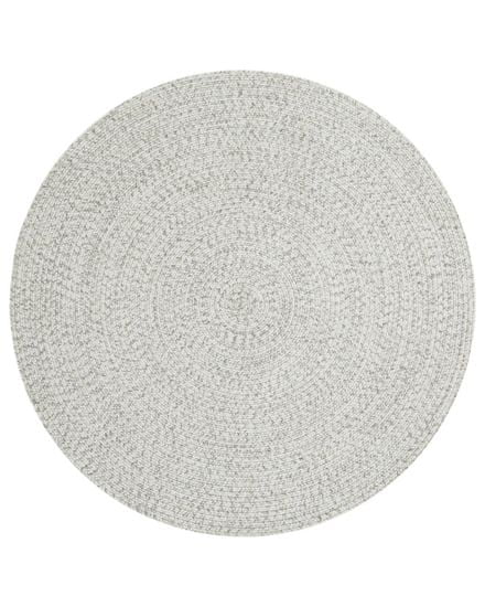 NORTHRUGS Kusový koberec Braided 105553 Light Melange kruh – na von aj na doma