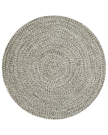 NORTHRUGS Kusový koberec Braided 105552 Melange kruh – na von aj na doma