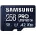 SAMSUNG PRO Ultimate MicroSDXC 256GB + SD Adaptér / CL10 UHS-I U3 / A2 / V30
