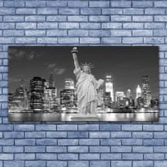 tulup.sk Obraz na akrylátovom skle Socha slobody new york 120x60 cm 2 Prívesky