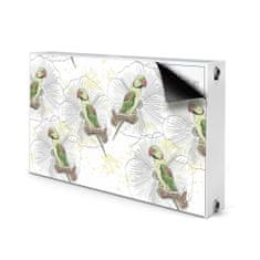 tulup.sk Dekoračný magnet na radiátor Zelené papoušci 100x60 cm