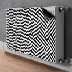 tulup.sk Dekoračný magnet na radiátor Rozbité linie vzorů 90x60 cm