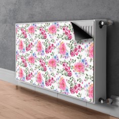 tulup.sk Dekoračný magnetický kryt na radiátor Růžové květy 100x60 cm