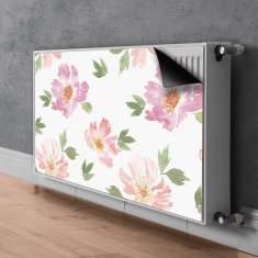 tulup.sk Dekoračný magnet na radiátor Akvarely květin 100x60 cm