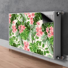 tulup.sk Dekoračný magnetický kryt na radiátor Havajské květiny 100x60 cm