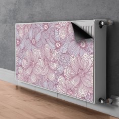 tulup.sk Dekoračný magnetický kryt na radiátor Doodle květiny 100x60 cm