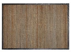 Beliani Jutový koberec 140 x 200 cm čierna a béžová GERCE