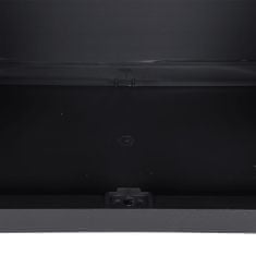 Vidaxl Vonkajšia úložná skrinka čierna 97x37x165 cm PP