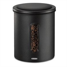 Xavax Barista dóza na 500 g zrnkovej kávy alebo 700 g mletej kávy, vzduchotesná, matná čierna