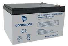 Batéria Conexpro AGM-12-12 VRLA AGM 12V/12Ah, T2