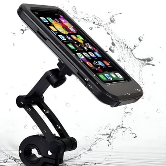 Mormark Univerzálny vodotesný držiak na telefón s puzdrom na bicykle, motocykle a motorky | BRACKZPHONE