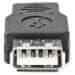 Nedis redukcia USB 2.0/ zástrčka USB micro B - zásuvka USB A/ čierny/ blister