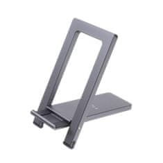 FIXED Stojan Frame Pocket na stôl pre mobilné telefóny, space gray