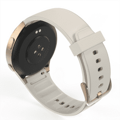 HAMA 8900, smart hodinky, GPS, AMOLED 1,32“, funkcia telefonovania, Alexa, béžové/zlaté