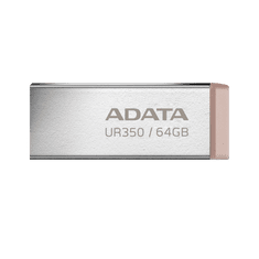 A-Data UR350/64GB/USB 3.2/USB-A/Hnedá