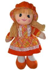 Sparkys Handrová bábika 30 cm - oranžová