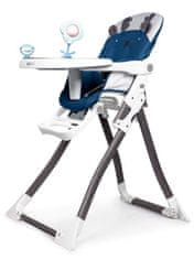 EcoToys Jedálenská stolička modrá