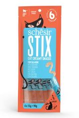 Schesir Cat pochúťka Stix Liquid Snack losos 6x15g