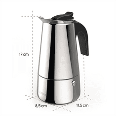 Xavax Barista moka kanvička na 4 šálky kávy, 200 ml, nerezová oceľ