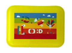 Mac Toys Dečko desiatový box s priehradkou žltý
