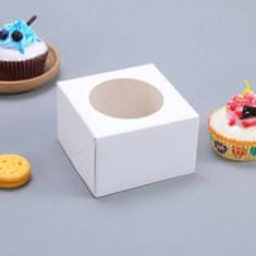 Krabička na cupcaky 100ks biele - Cakesicq