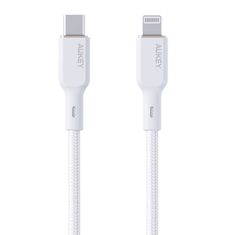 Aukey Aukey CB-NCL2 Kábel USB-C na Lightning 1,8 m (biely)