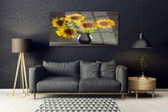 tulup.sk Obraz na akrylátovom skle Slnečnica váza rastlina 140x70 cm 2 Prívesky
