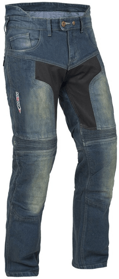 MBW nohavice jeans KEVLAR JEANS MARK Short modré