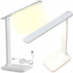 MG Desk Lamp USB stolná lampa, biela