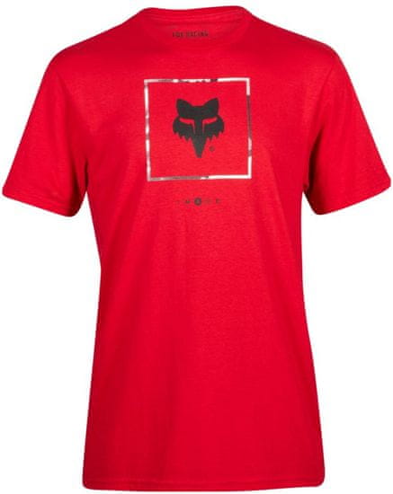 FOX tričko ATLAS SS Premium flame černo-červené