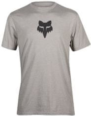 FOX tričko FOX HEAD SS Premium heather černo-šedé L
