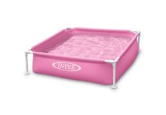 Intex  Detský bazén Mini Frame 122 x 122 x 30 cm, ružový
