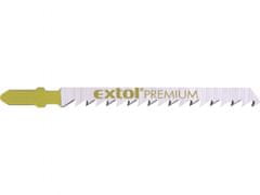 Extol Premium Plátky do priamočiarej píly 5ks, 75x4,0mm, HCS